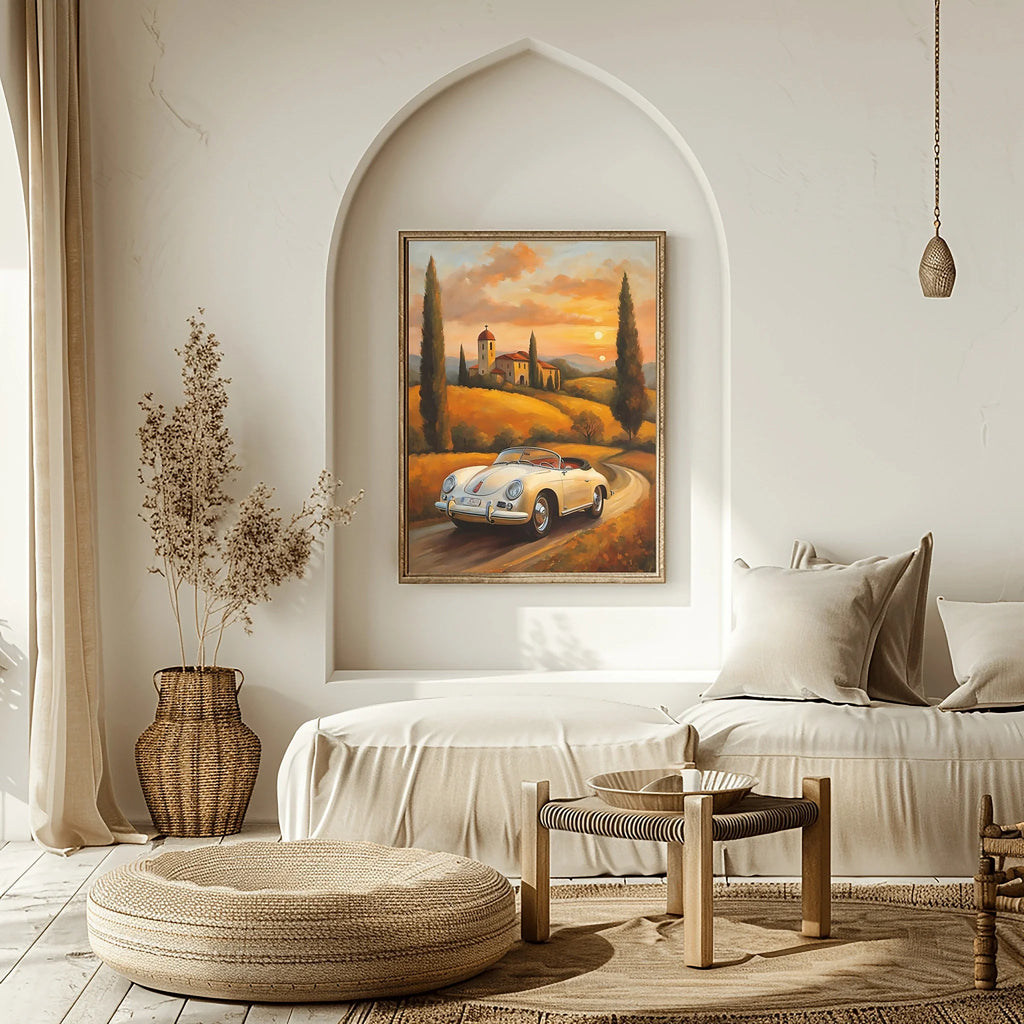 1956 German Speedster Icon - Tuscany Edition | Poster Canvas