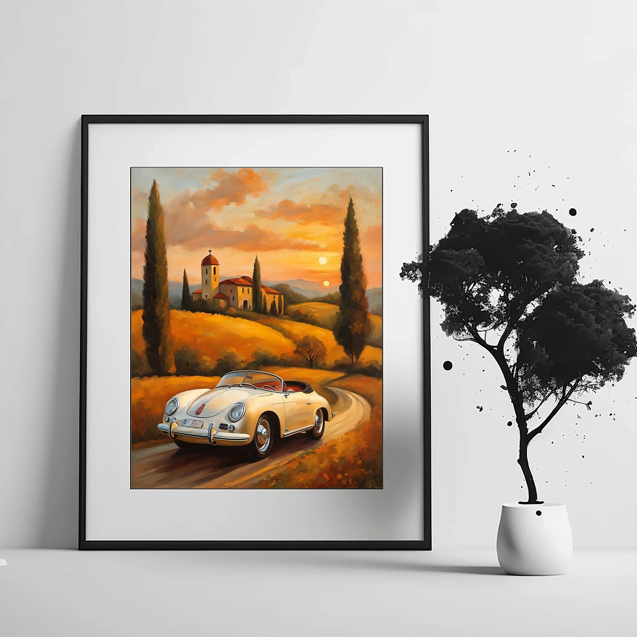 1956 German Speedster Icon - Tuscany Edition | Poster Canvas
