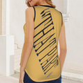NEW!!! "THAT PART" branded  (black rear) V-Neck Sleeveless Tank Top (Made to Order No Stock)