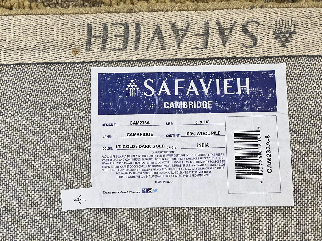 Safavieh Rug 8x10, Cambridge Rug, Wool Hand Tufted Carpet, Modern Room Sized Wool Pile Area Rug