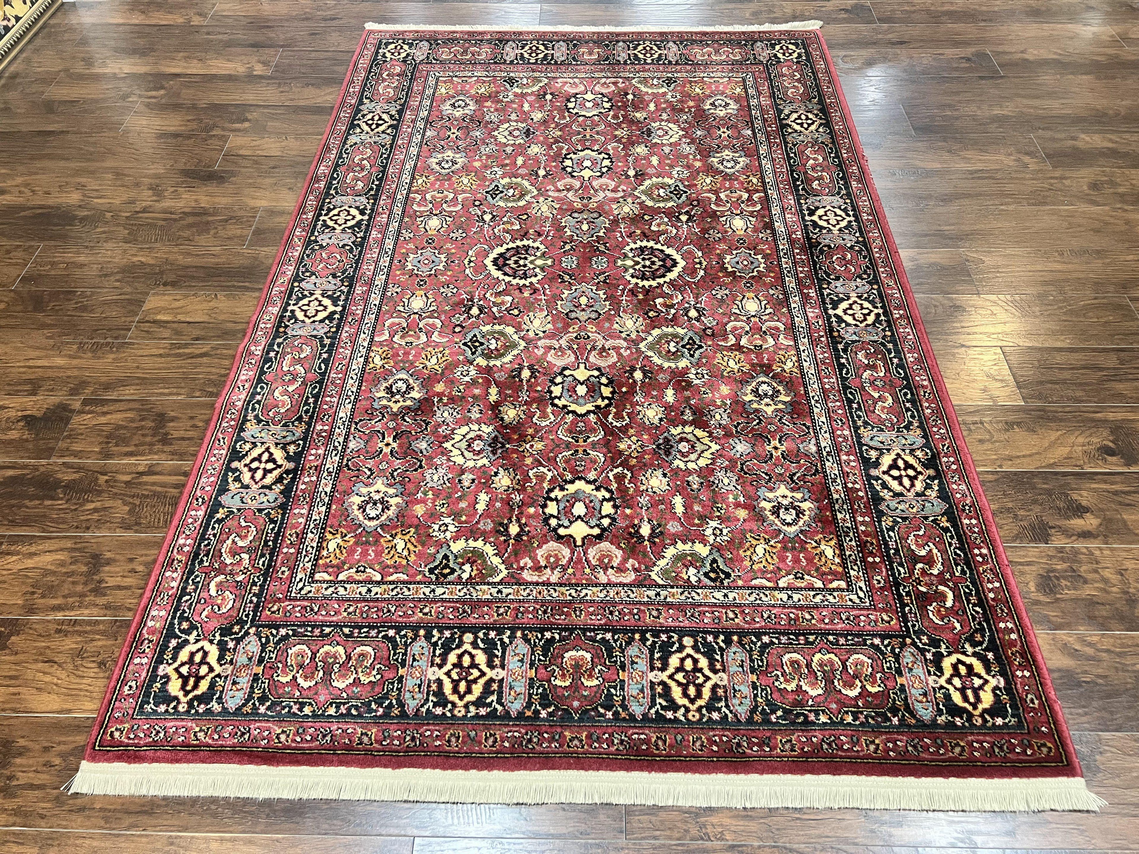 Karastan Rug 6x9, Williamsburg Herati #558, Wool Karastan Carpet, Vintage Karastan Persian Area Rug, Wool Pile