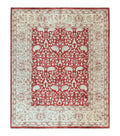 Pakistani Chobi Rug 8x10, Red, Handmade