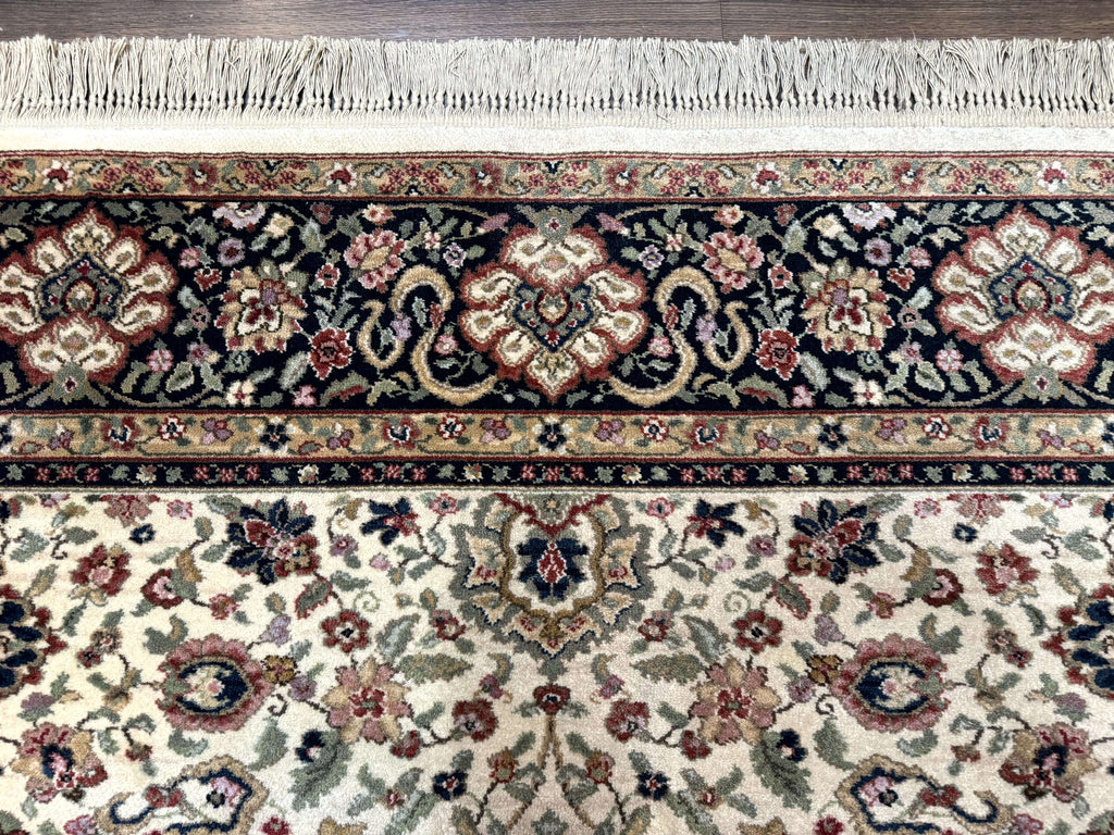Karastan Rug 8.8 x 10.6 Ivory Indo Kirman #700/706, Wool Original Series
