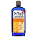 Dr Teal's Glow Radiance Foaming Bath With Pure Epsom Salt 34 Fl Oz Bottle