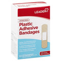 Leader™ Antibacterial Plastic Bandages – 60 Count