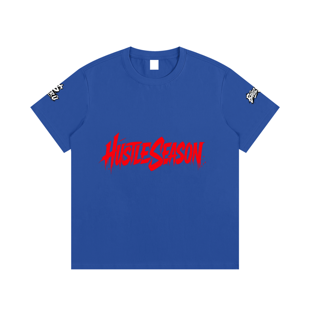 HUSTLE SEASON Essential Cotton T-Shirt