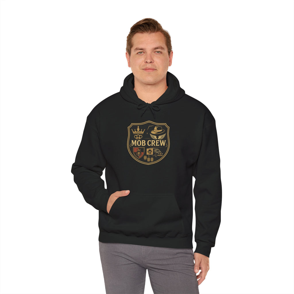 Mob Crew Hoodie – Vintage Pullover for Family Comfort