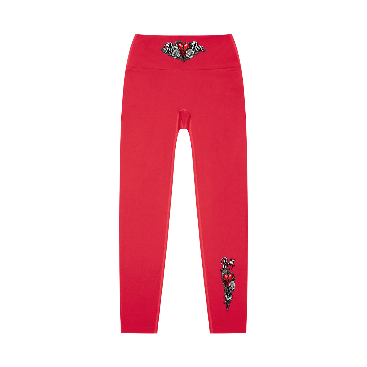 PRETTY PAIN High-Waisted Yoga Leggings