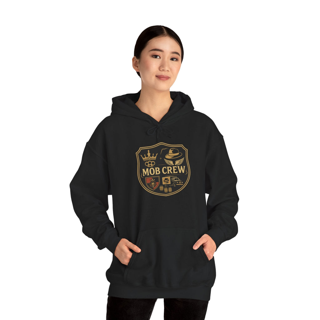 Mob Crew Hoodie – Vintage Pullover for Family Comfort