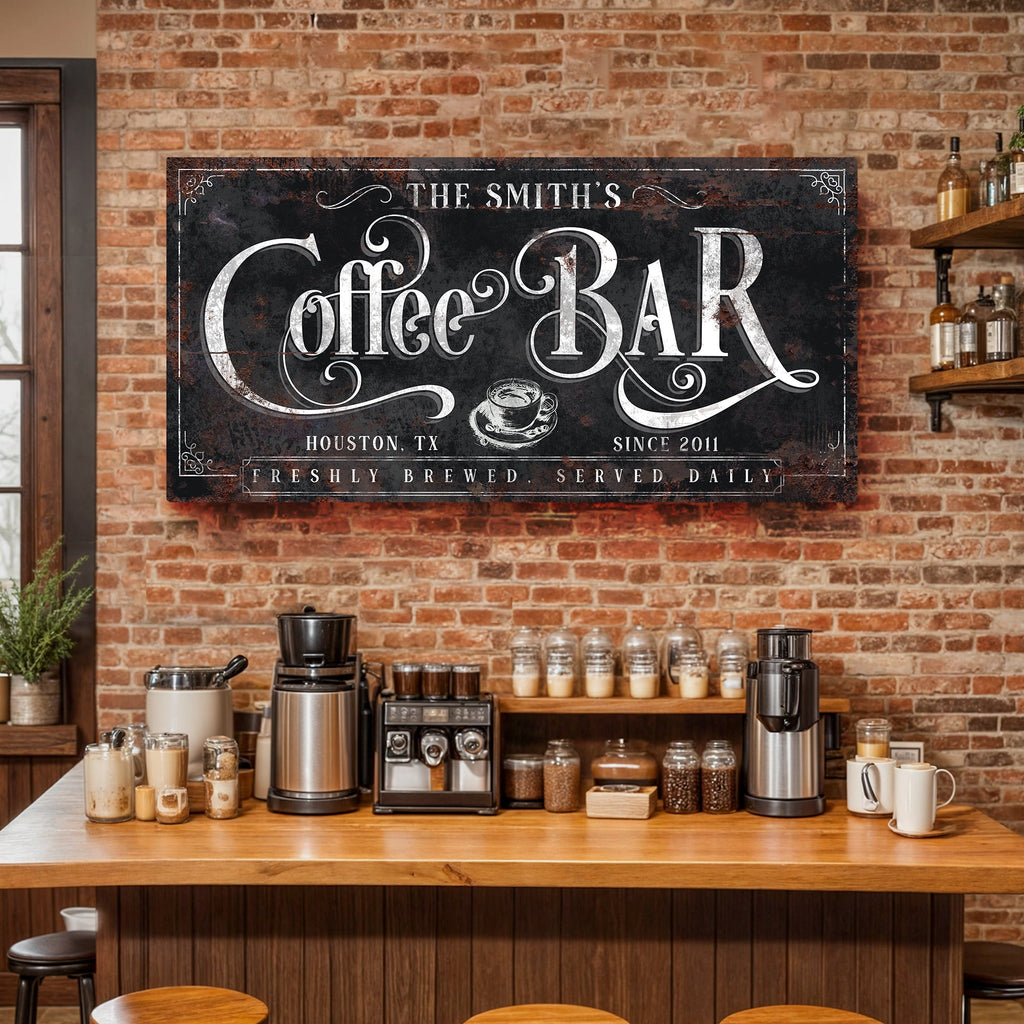 Coffee Bar Sign XI