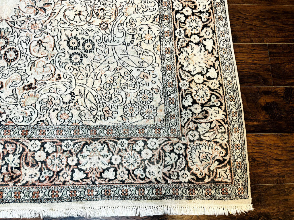 Silk Indian Kashmiri Rug 6x9