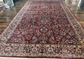 Karastan Rug 10x18 Red Sarouk #785, Wool Karastan Carpet, Original 700 Series, Vintage Discontinued Large Oriental Rug