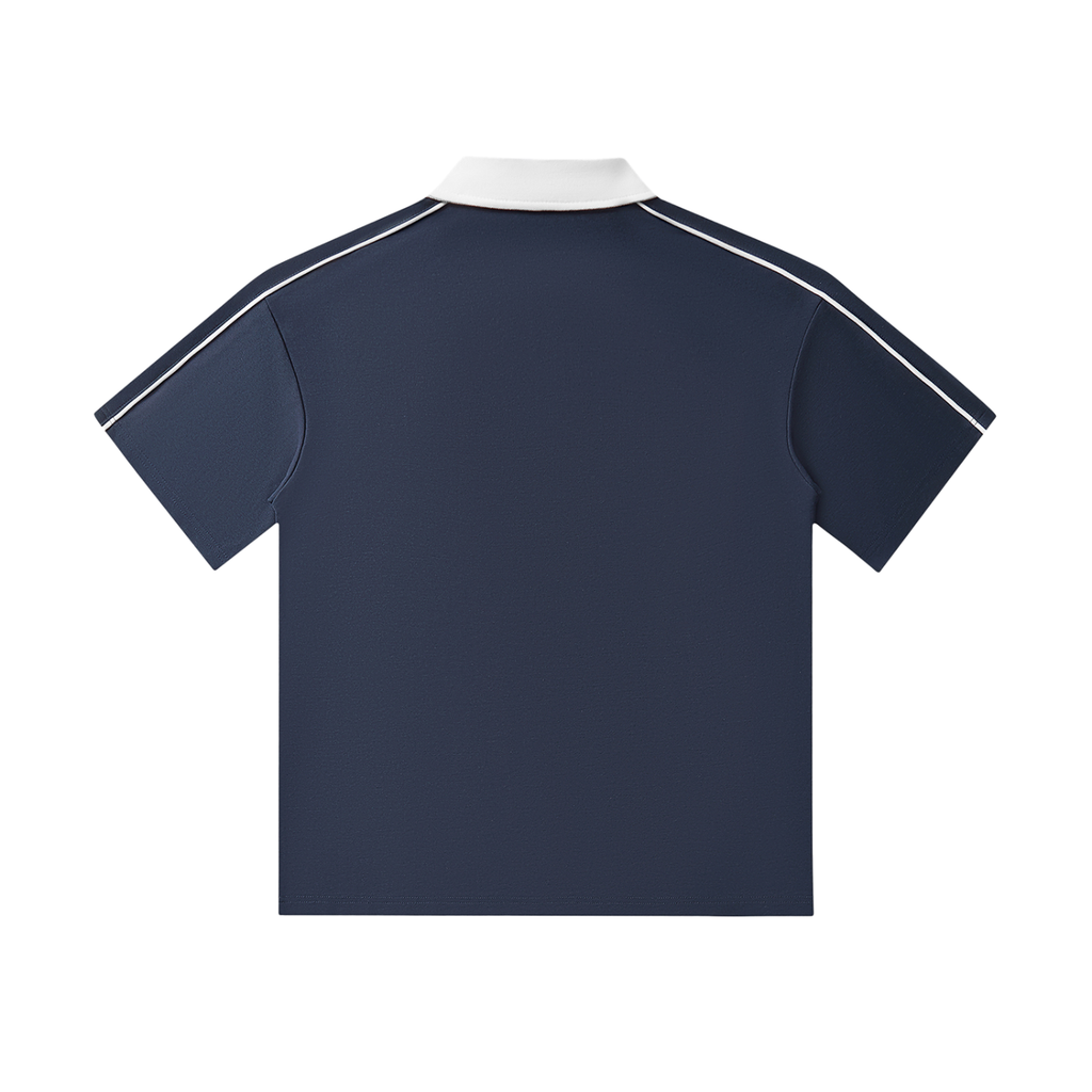 BFP Contrast Collar Short-Sleeve Polo Shirt