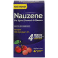 Nauzene Wild Cherry Flavor Non-Drowsy For Upset Stomach & Nausea Chewable Tablets