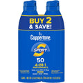 Coppertone Sport SPF 50 Sunscreen Spray, 5.5oz, Pack Of 2 AERO