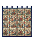 Vintage European Tapestry 4x4, Medievel Design