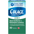 Colace® 2-in-1 Stool Softener + Stimulant Laxative Tablets
