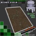 30x44" 'Muddy Field' F.A.T. Mat Battle Gaming Mat