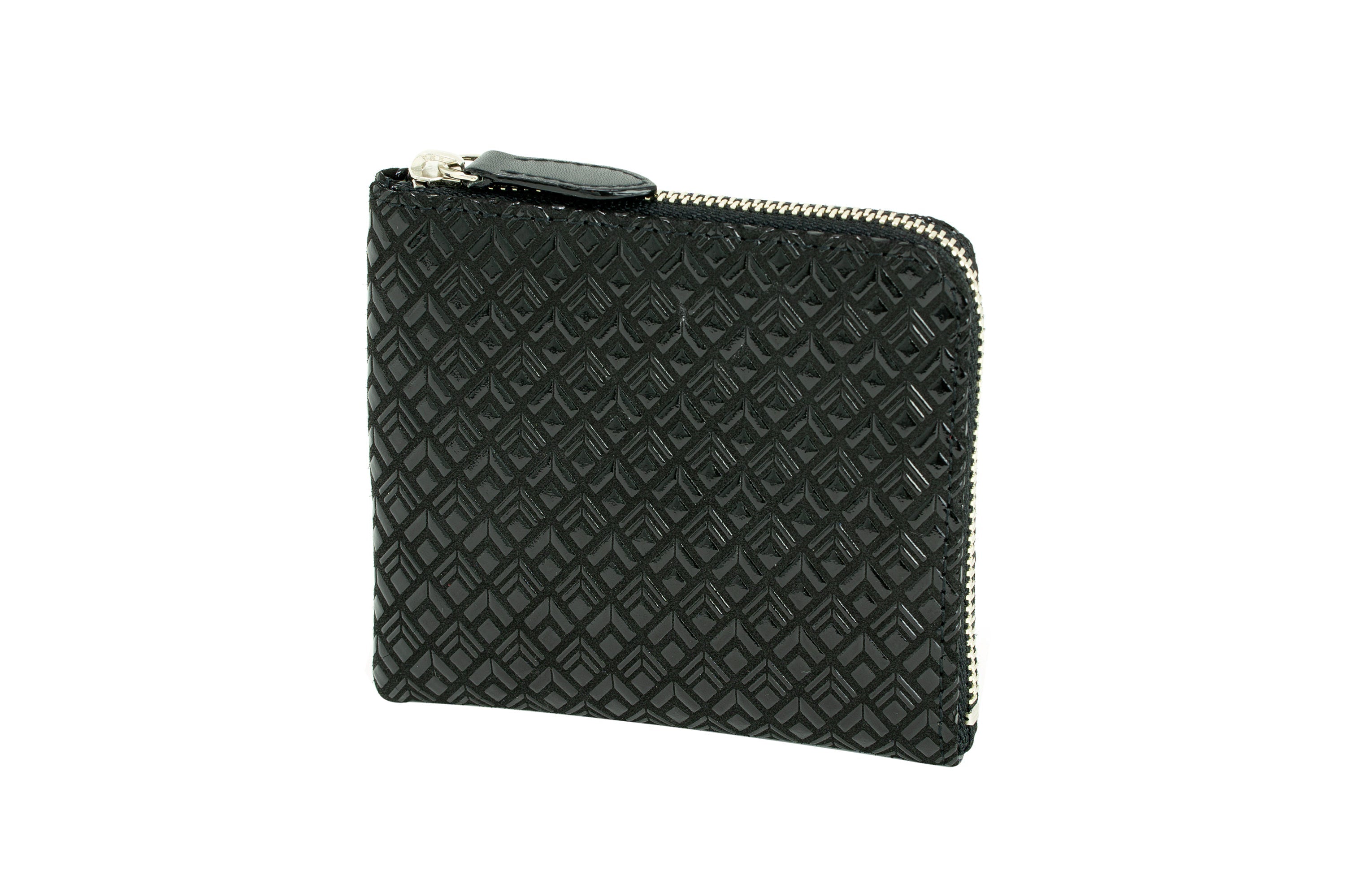 Zipped Coin Purse (Large) - Diamond Frame
