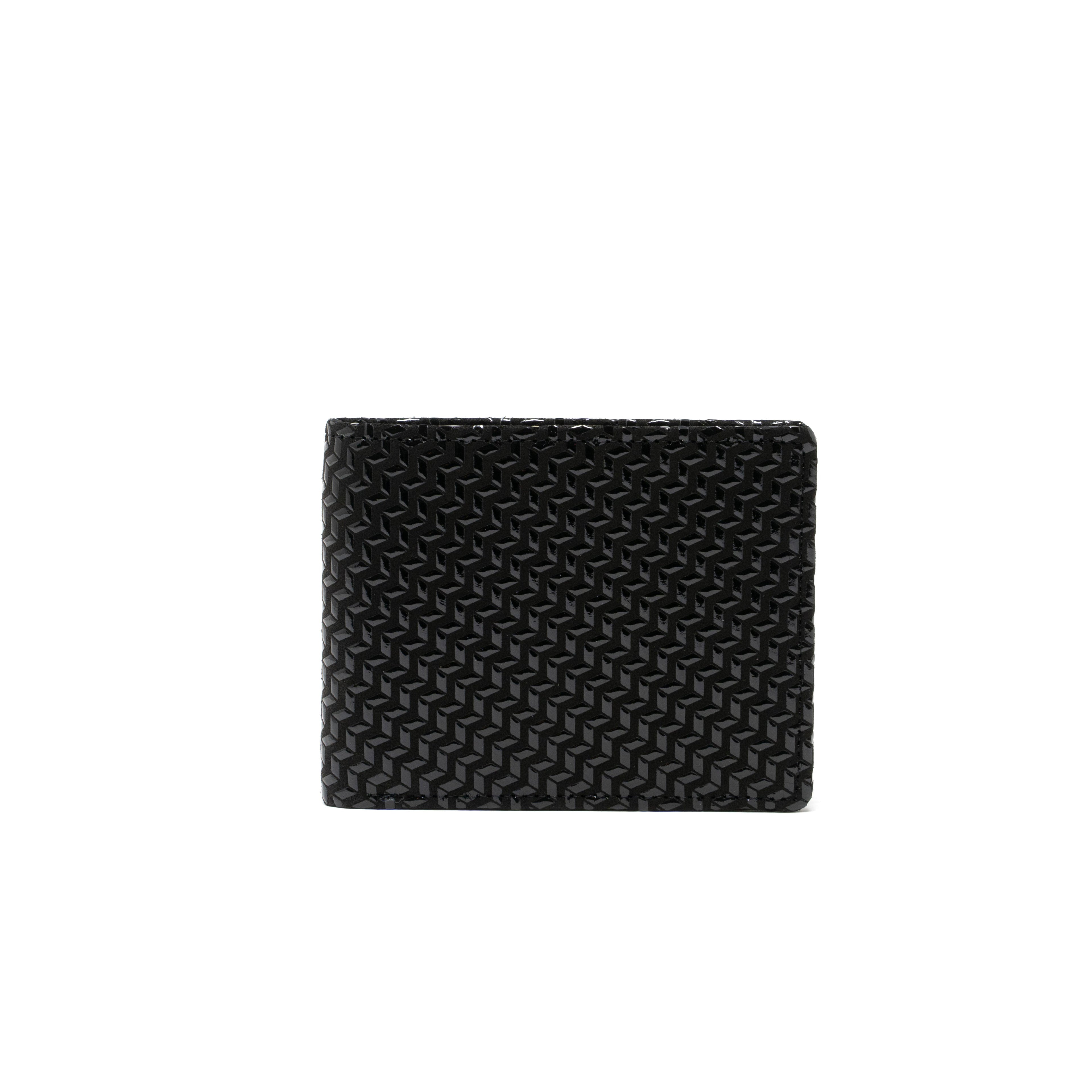 Men's Folded Wallet (Narrow Type) - Chevron-S