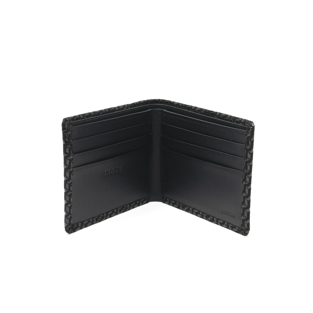 Men's Folded Wallet (Narrow Type) - Chevron-S