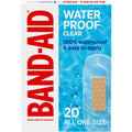 Band-Aid Brand Adhesive Waterproof Bandages - All One Size - 20ct