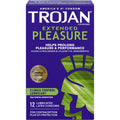 Trojan Condoms, Latex, Lubricated, Extended Pleasure 4 x 12