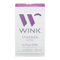 Wink Studded Texture Condoms – Extra Stimulation & Pleasure, 10 Count