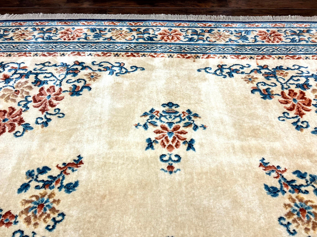Karastan Rug 10x14 Chinese #718, Vintage Original 700 Series Wool Pile Karastan Carpet, Asian Oriental Rug, Rare
