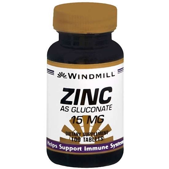 Windmill Zinc As Gluconate 15 Mg