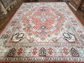 8 x11 Top Quality Veg Dye Turkish Carpet Decorative Handmade Geometric Area Rug