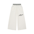 Striped Waist Wide Leg Pants