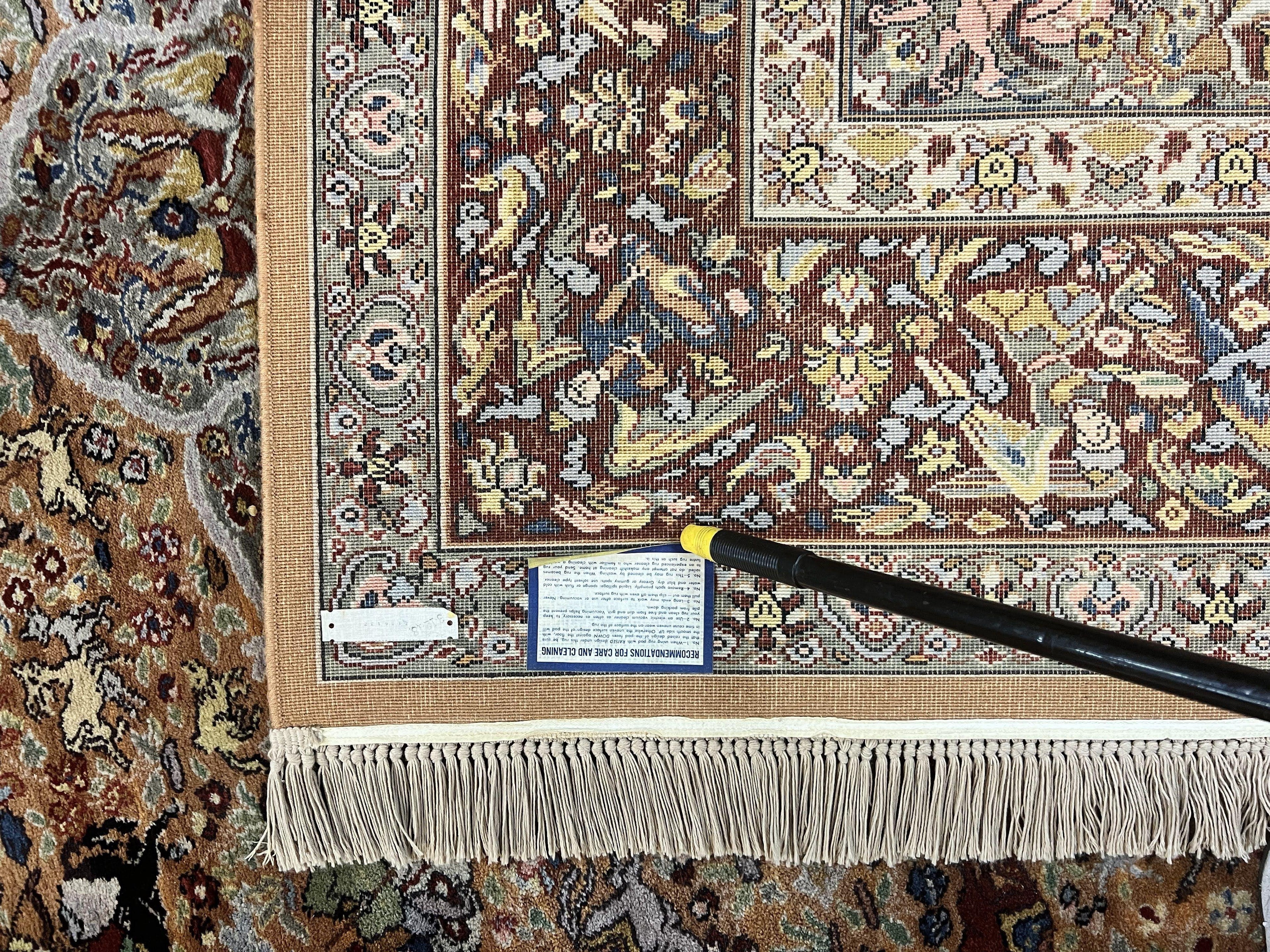 Karastan Rug 8.8 x 12 Persian Hunting Rug #723, Wool Pile