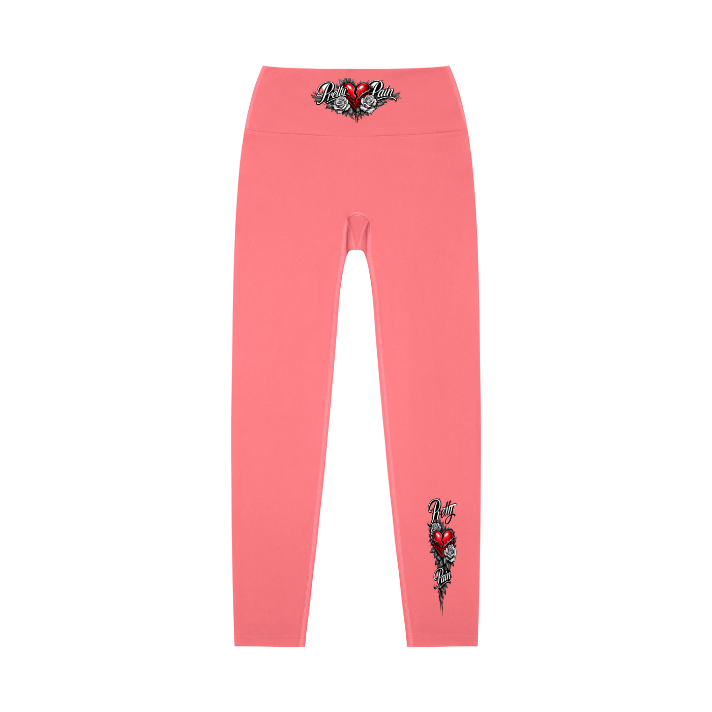 PRETTY PAIN High-Waisted Yoga Leggings