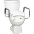 Carex Toilet Seat Elevator With Handles For Elongated Toilets