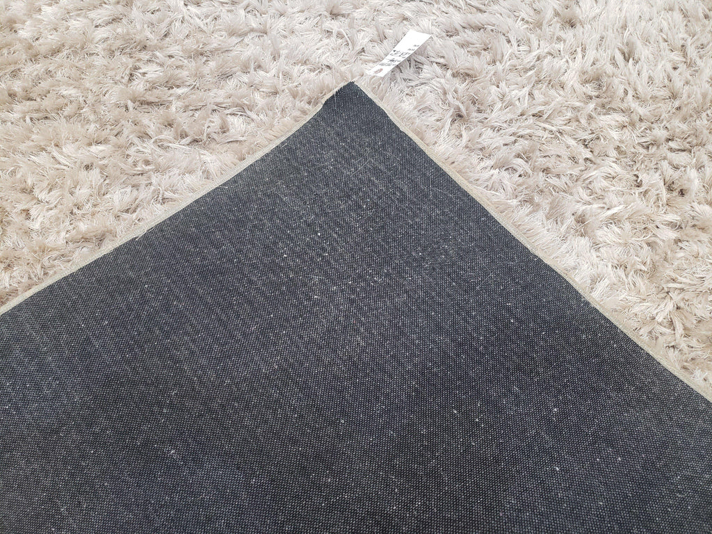 Ivory Shag Rug 6x7, Flokati Carpet, Shaggy Soft Plush Pile Area Rug, Modern Contemporary