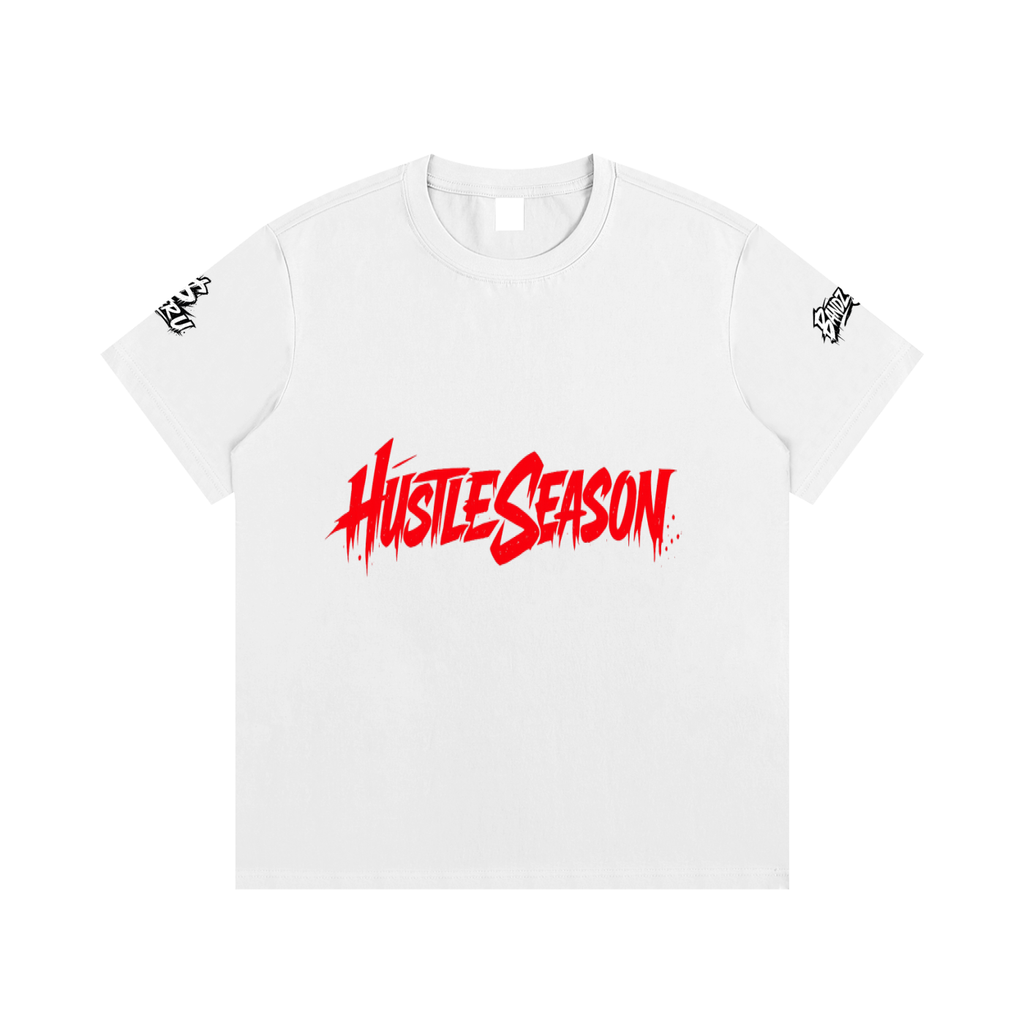 HUSTLE SEASON Essential Cotton T-Shirt