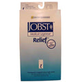 Jobst Compression Stockings Relief Knee High Medium Black Closed Toe, 1 Pair