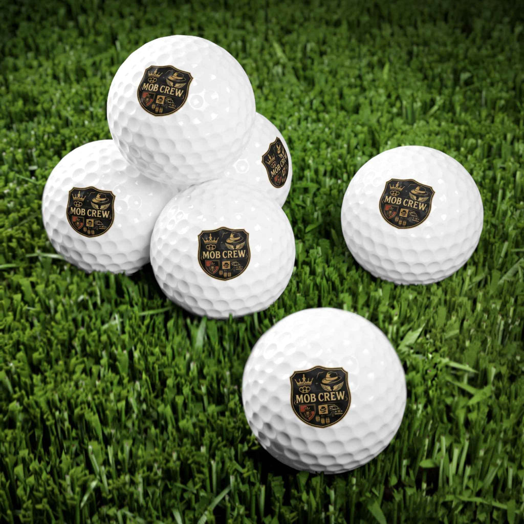 Mob Crew Golf Balls, 6pcs