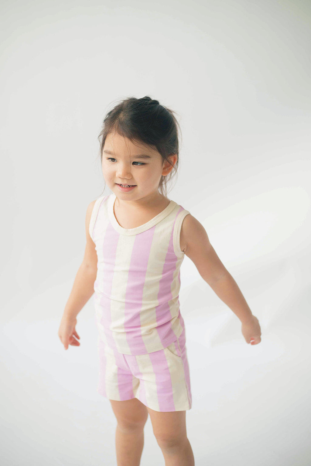 Tank Set in Pink Stripes