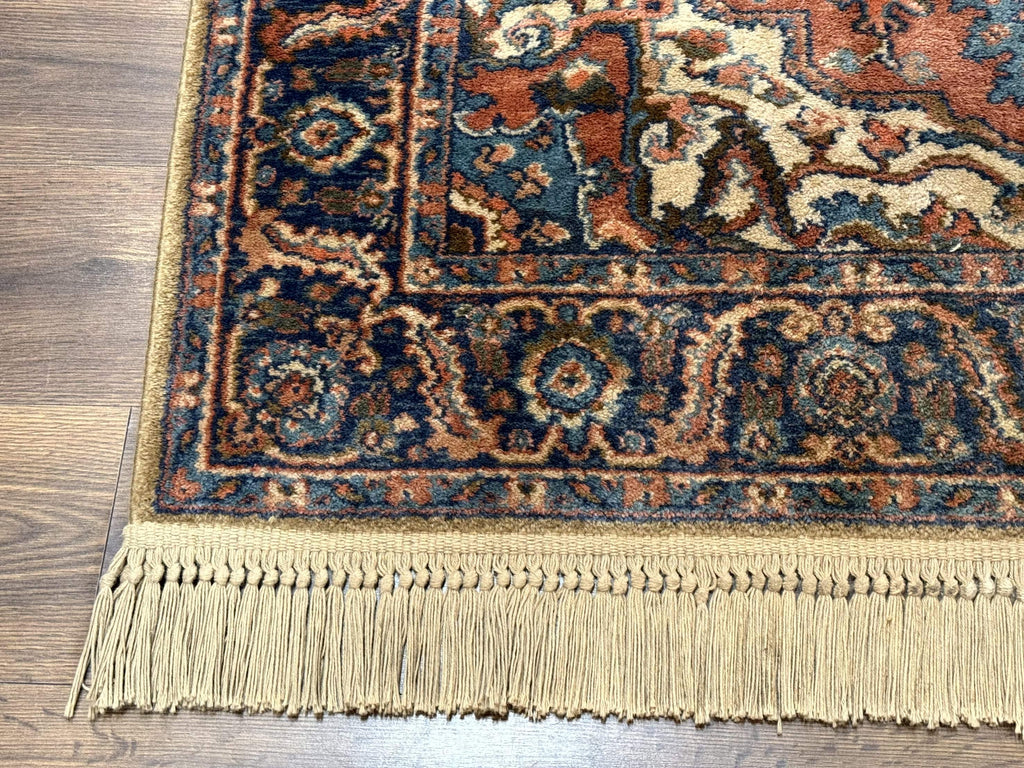 Karastan Rug 4x6, Vintage Karastan #744 Antique Serapi Pattern, Wool Pile, Original 700 Series Karastan Carpet