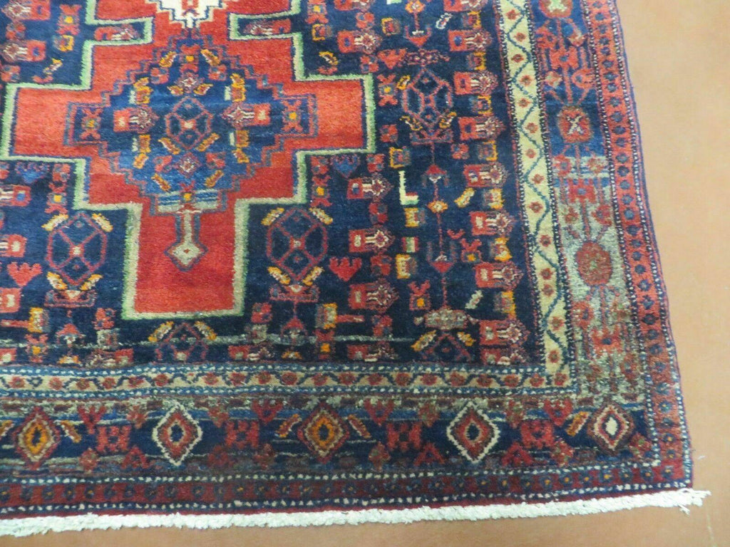 4' X 7' Antique Handmade Turkish Wool Rug Nice # 638