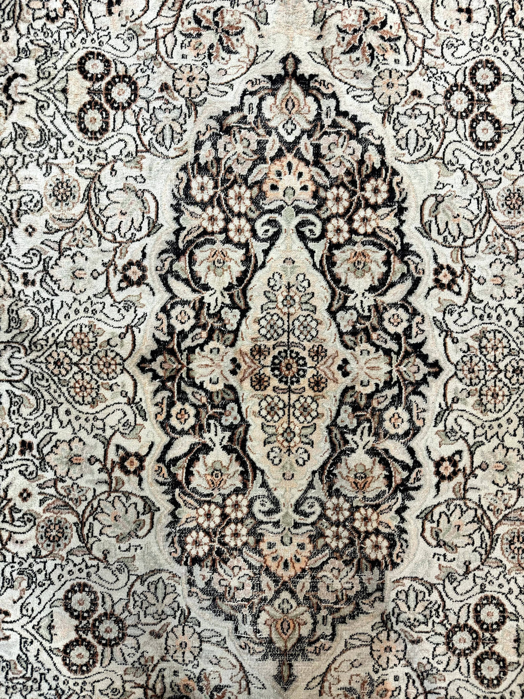 Silk Indian Kashmiri Rug 6x9