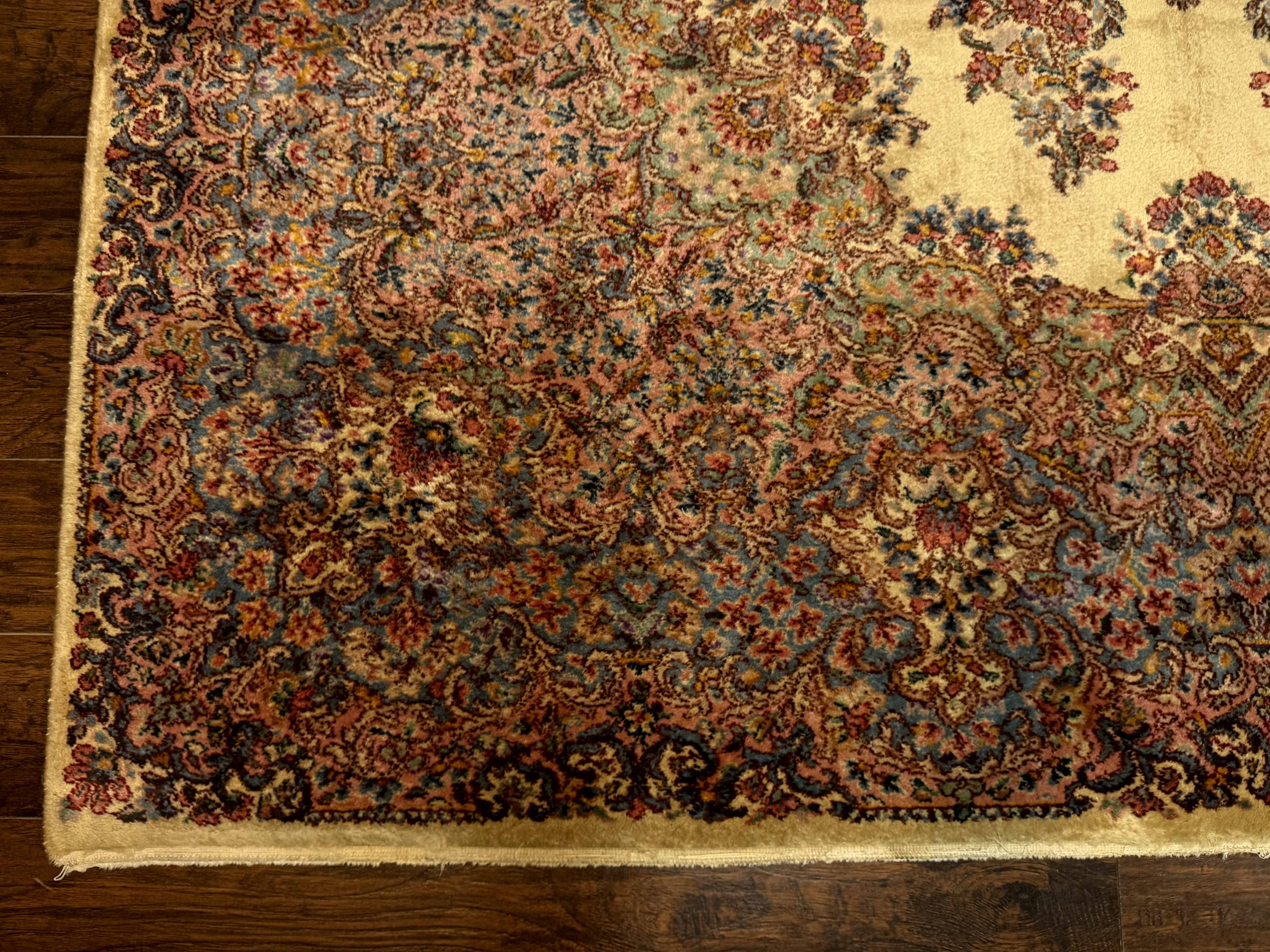 Karastan Kirman Rug #781, Antique Karastan Oriental Carpet 8.8 x 12, Wool Area Rug, Original Collection 700 Series, Rare Discontinued