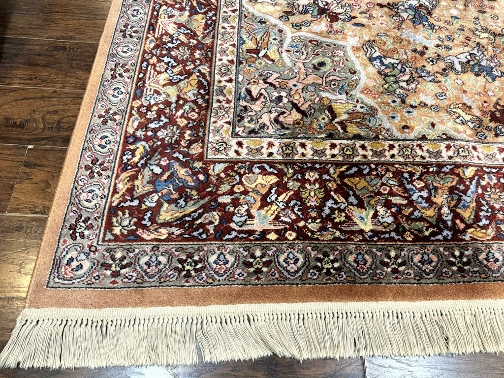 Karastan Rug 10x14 - Persian Hunting  #723 - Wool Pile, Vintage