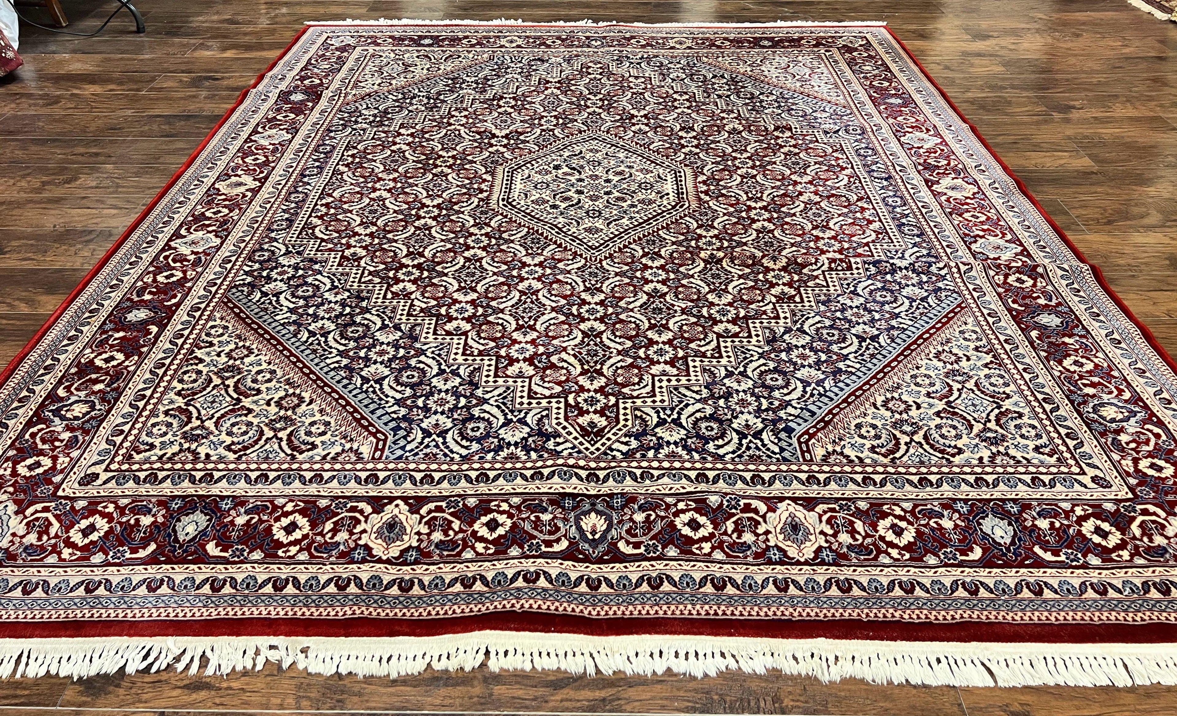 Karastan Rug 8x10, Kara Shah Red Bidjar, Belgium Power Loomed Rug, Wool Pile Karastan Rug, Vintage