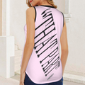 NEW!!! "THAT PART" branded (black rear) V-Neck Sleeveless Tank Top (Made to Order No Stock)