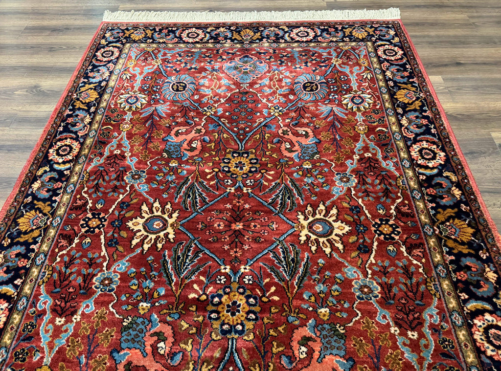5.9 x 9 Karastan Rug Ispahan #766, Vintage Wool Discontinued Original 700 Series
