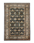 Indo Persian Bidjar Rug 6x10, Vintage Handmade Wool Carpet, Allover Pattern