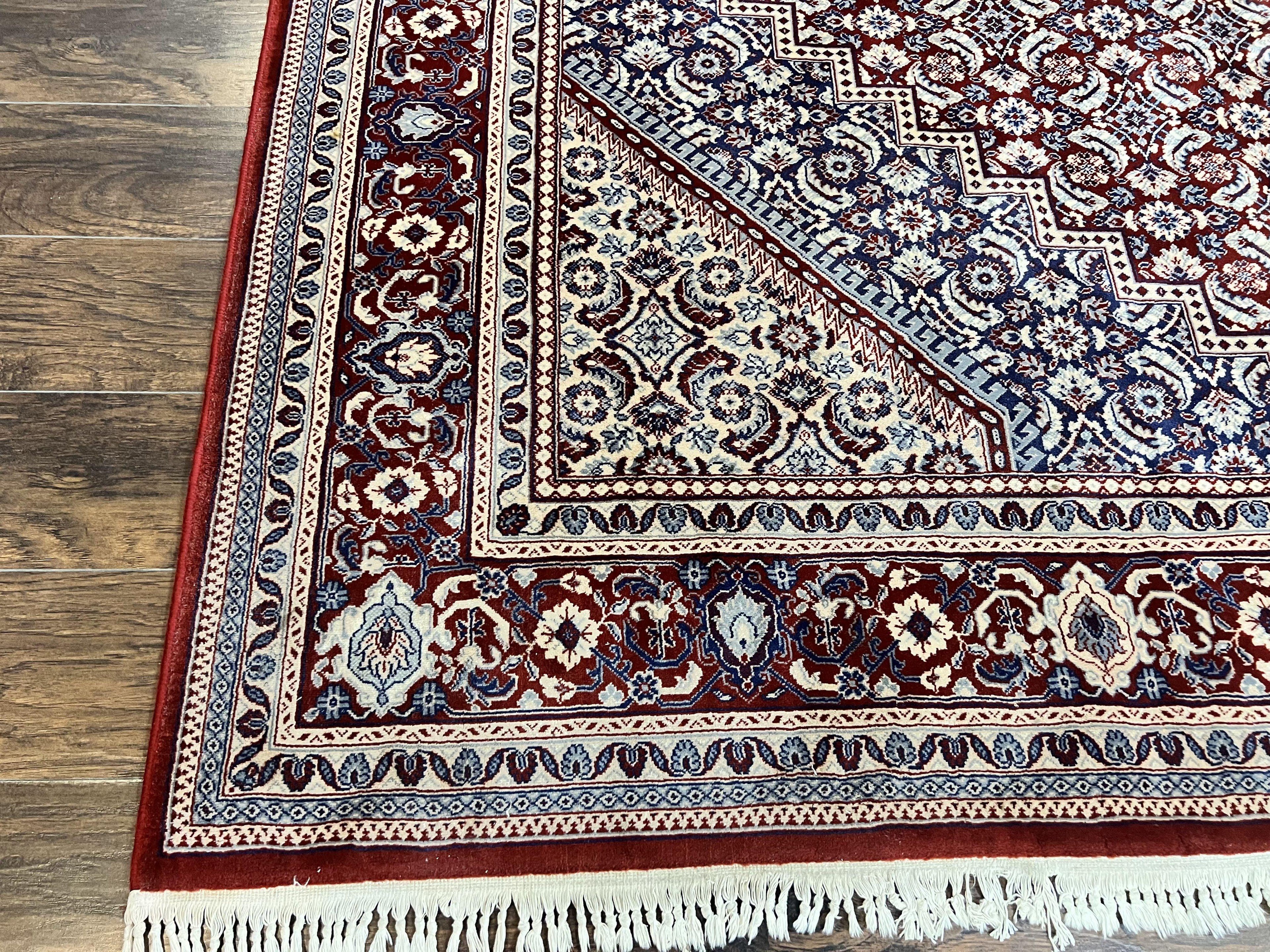 Karastan Rug 8x10, Kara Shah Red Bidjar, Belgium Power Loomed Rug, Wool Pile Karastan Rug, Vintage